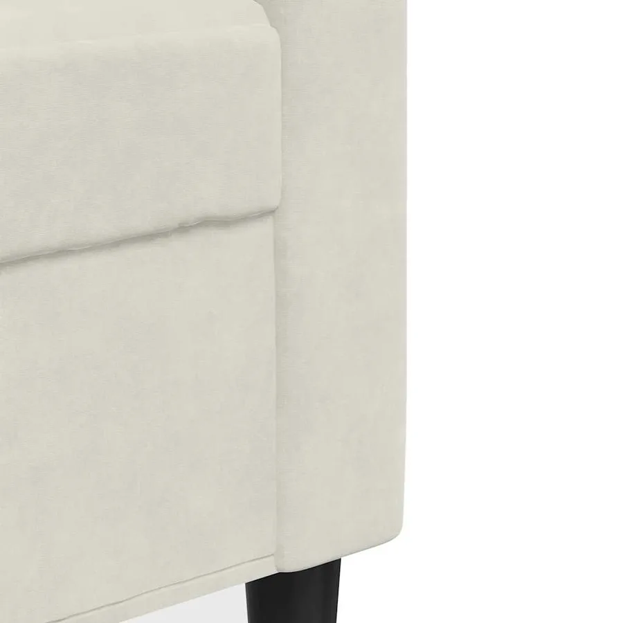 Ensemble de canapés 4 pcs avec coussins et traversins velours - 9