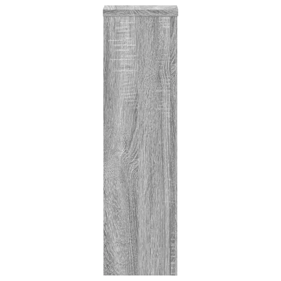 Supports pour plantes 2 pcs sonoma gris bois d'ingénierie - 4