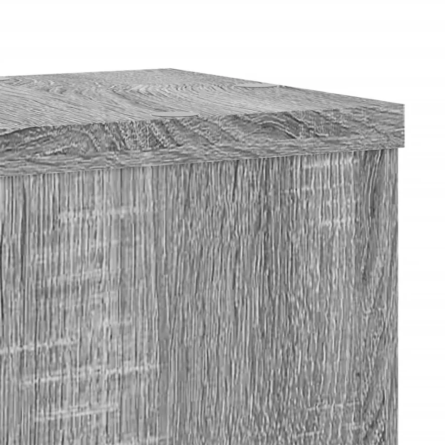 Supports pour plantes 2 pcs sonoma gris bois d'ingénierie - 7