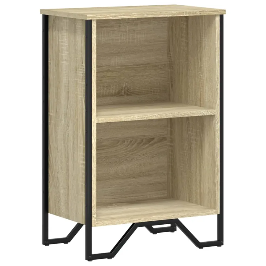 Bibliothèque chêne sonoma 50x31x74,5 cm bois d'ingénierie - 2