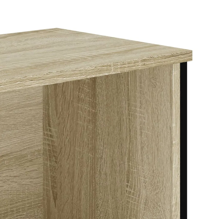Bibliothèque chêne sonoma 50x31x74,5 cm bois d'ingénierie - 7