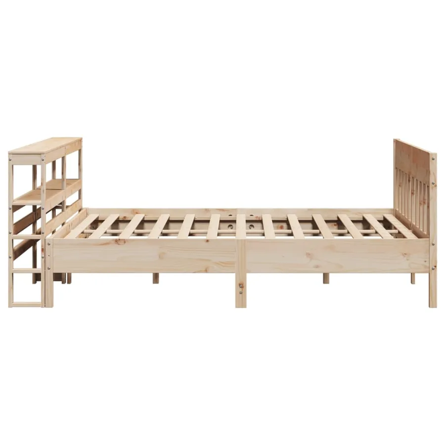 Cadre de lit sans matelas 180x200 cm bois massif de pin - 5