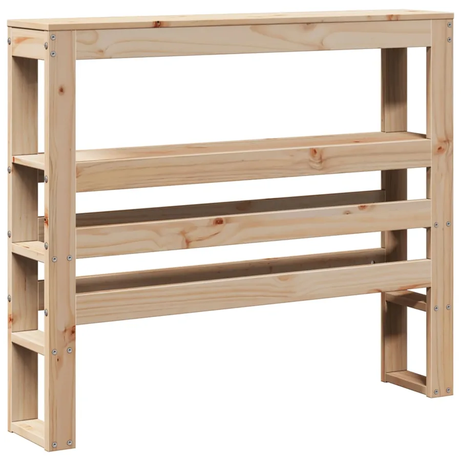 Cadre de lit sans matelas 90x190 cm bois de pin massif - 6