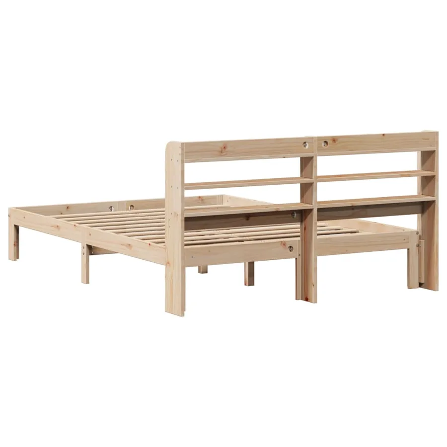 Cadre de lit avec tête de lit sans matelas 160x200 cm - 6