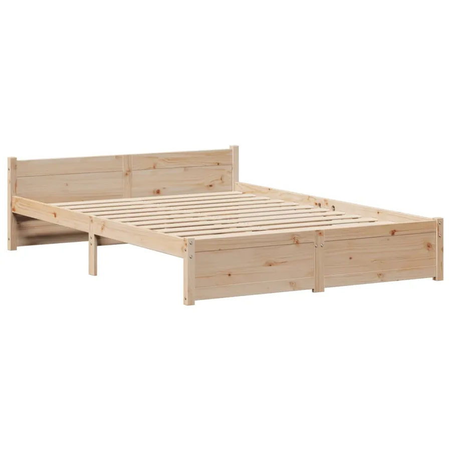 Cadre de lit avec tête de lit sans matelas 140x200 cm - 5