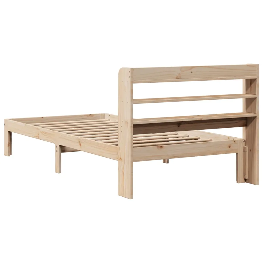Cadre de lit avec tête de lit sans matelas 100x200 cm - 6