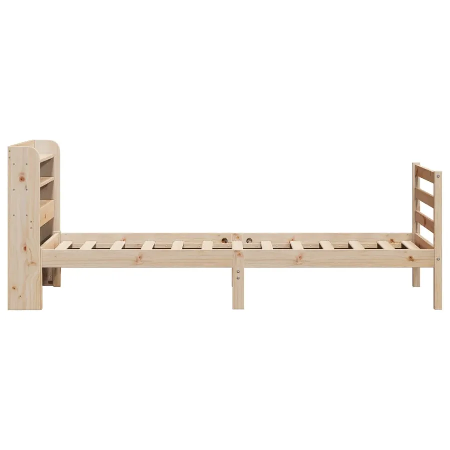 Cadre de lit avec tête de lit sans matelas 100x200 cm - 5