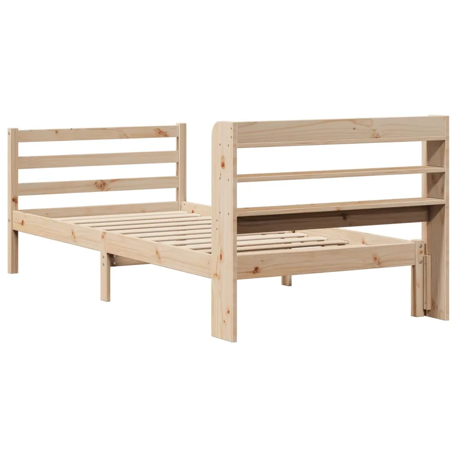 Cadre de lit avec tête de lit sans matelas 100x200 cm - 6