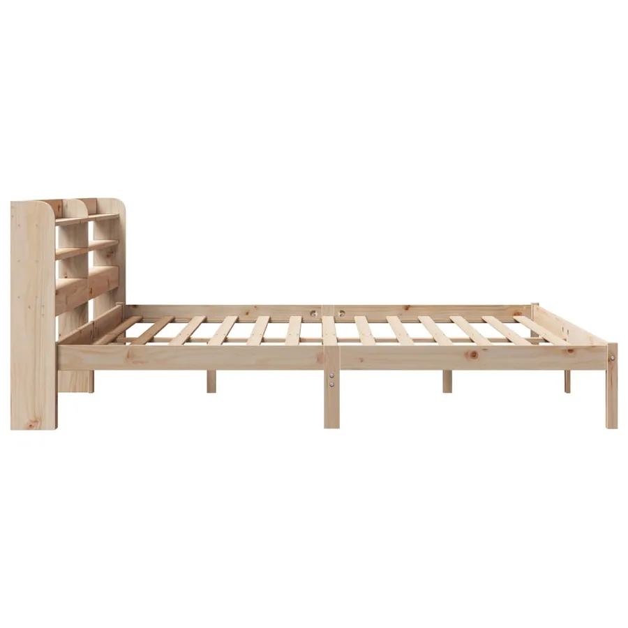 Cadre de lit sans matelas 180x200 cm bois massif de pin - 5