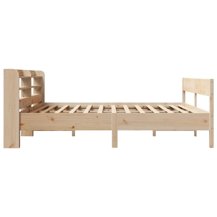 Cadre de lit sans matelas 180x200 cm bois massif de pin - 5
