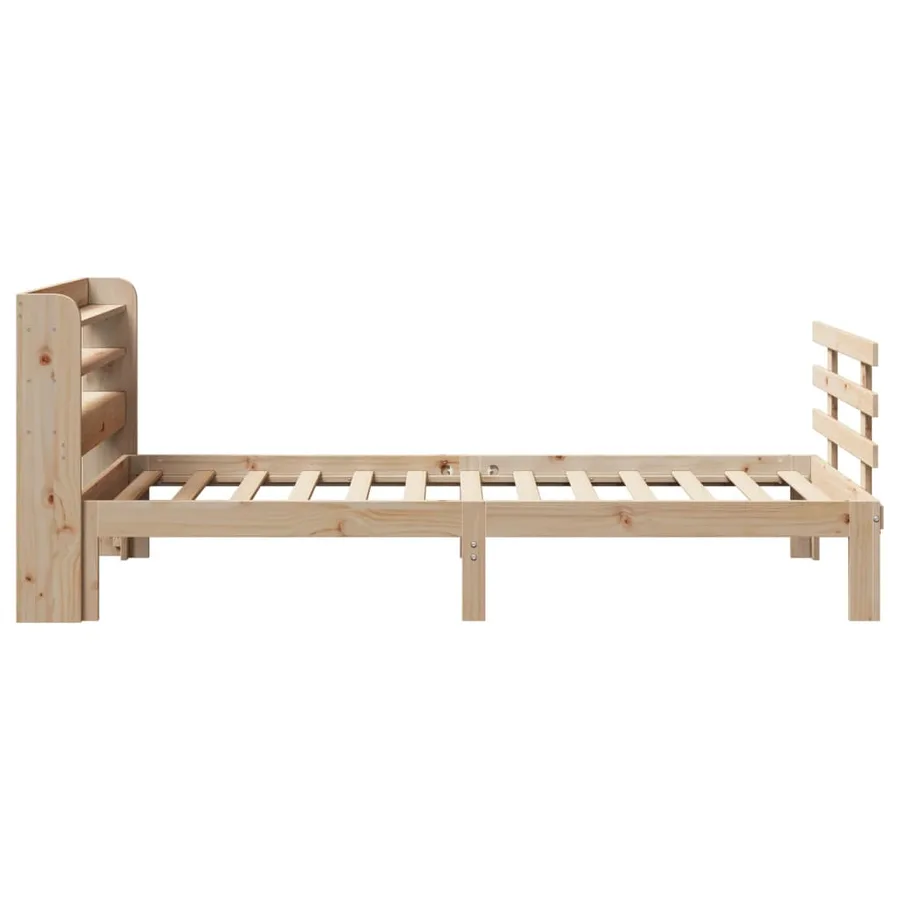 Cadre de lit avec tête de lit sans matelas 100x200 cm - 7
