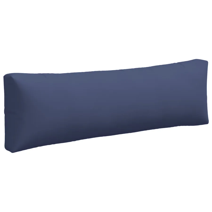 Coussins de palette lot de 3 bleu marine tissu oxford - 5