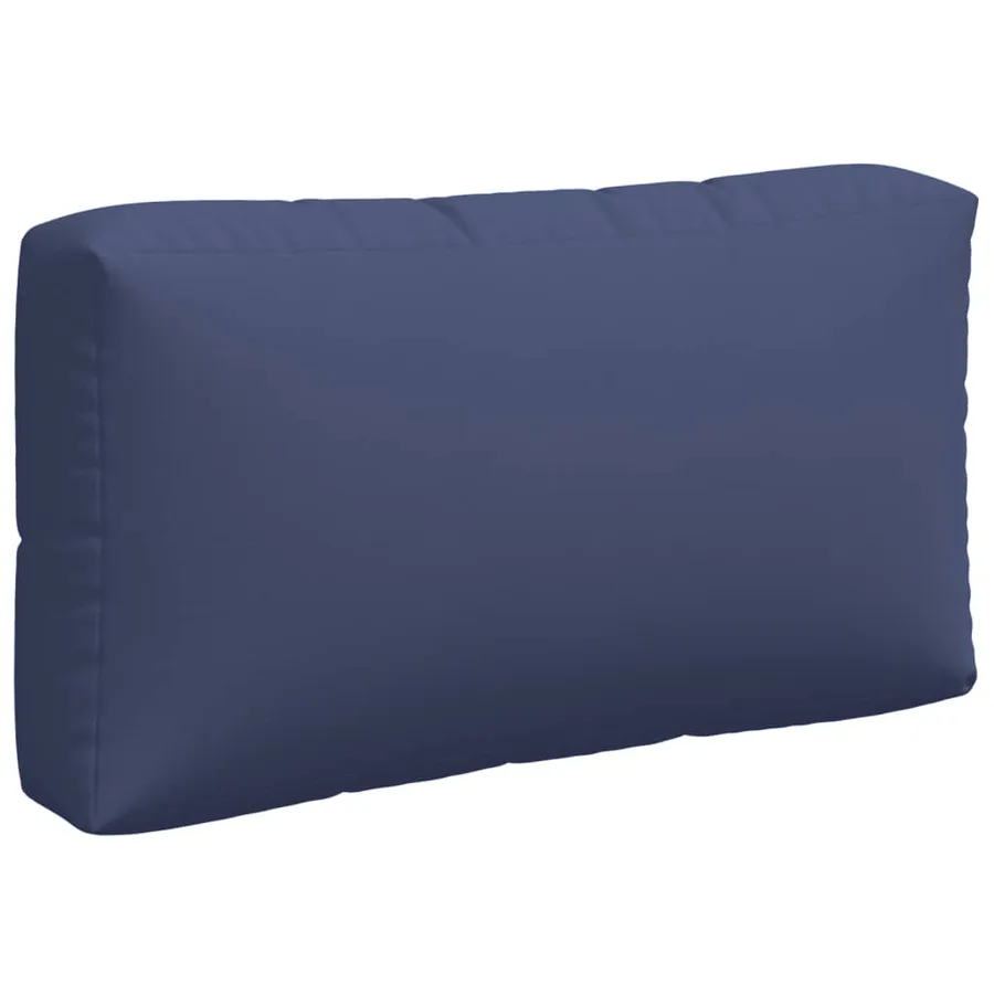 Coussins de palette lot de 3 bleu marine tissu oxford - 6