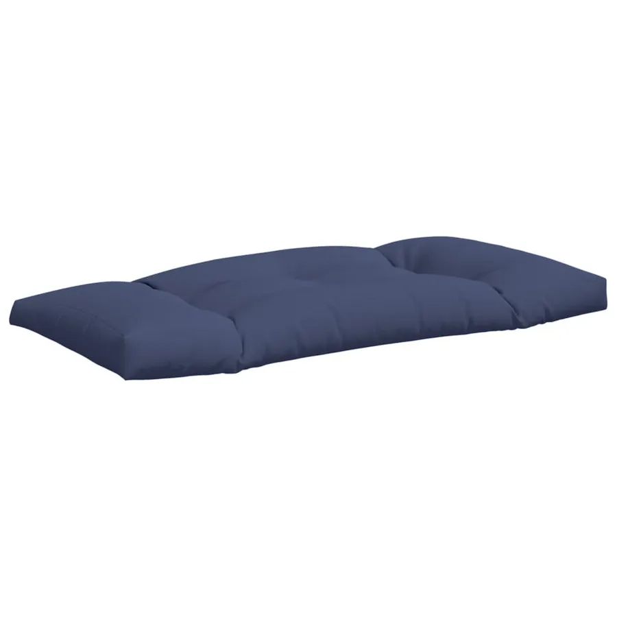 Coussins de palette lot de 3 bleu marine tissu oxford - 7