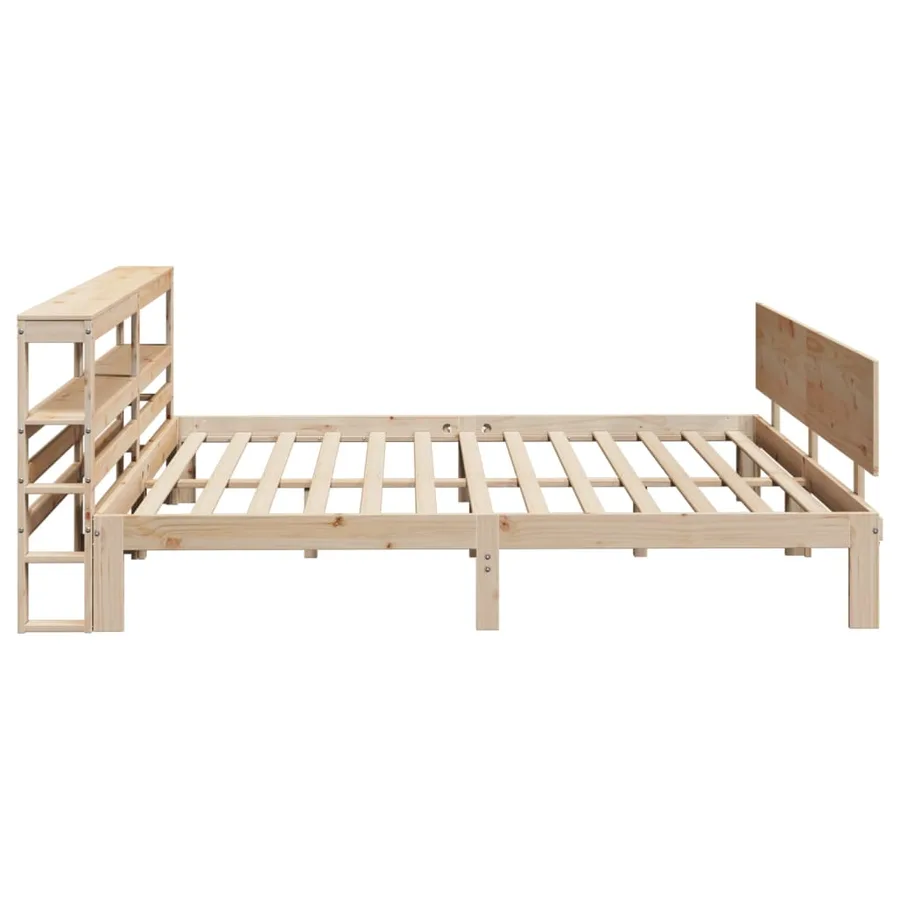 Cadre de lit avec tête de lit sans matelas 200x200 cm - 5