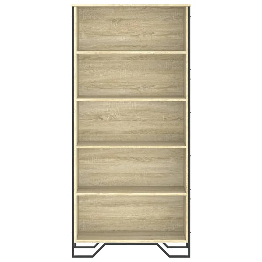 Bibliothèque chêne sonoma 80x31x169 cm bois d'ingénierie - 4