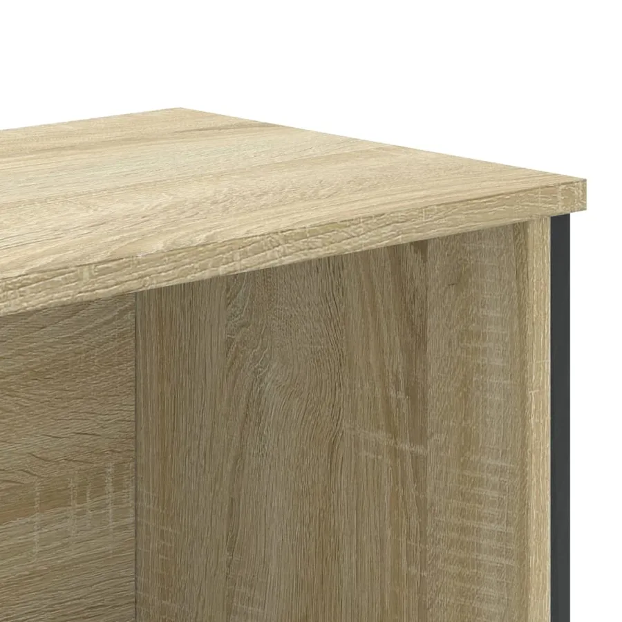 Bibliothèque chêne sonoma 80x31x169 cm bois d'ingénierie - 7