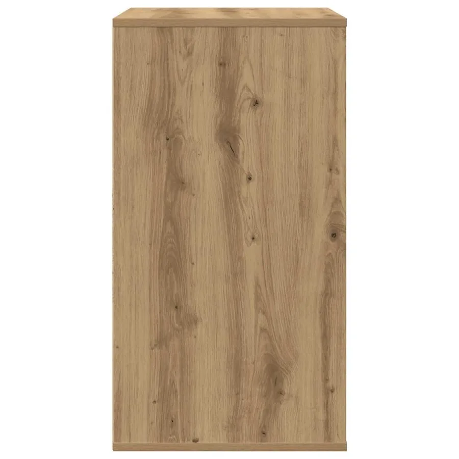 Commode d'angle chêne artisanal 40x41x76 cm bois d'ingénierie - 7