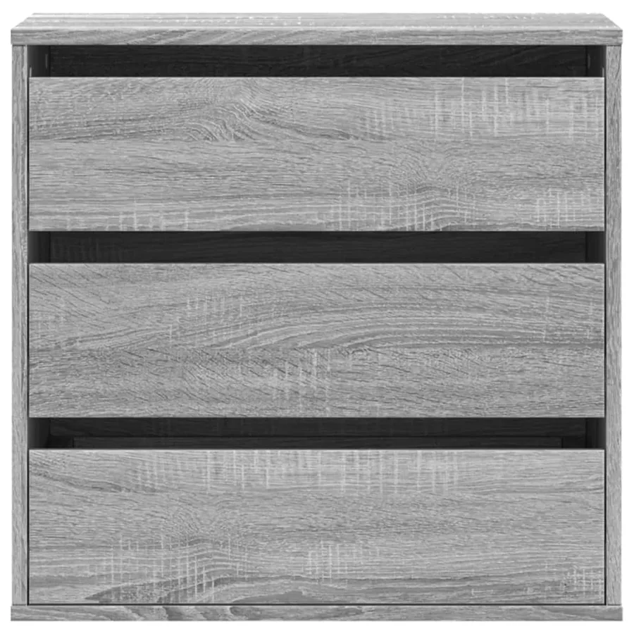Commode d'angle sonoma gris 60x41x58 cm bois d'ingénierie - 4