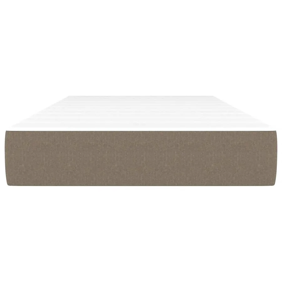 Matelas à ressorts ensachés pour enfants fermeté moyenne taupe 80x160 cm tissu - 3