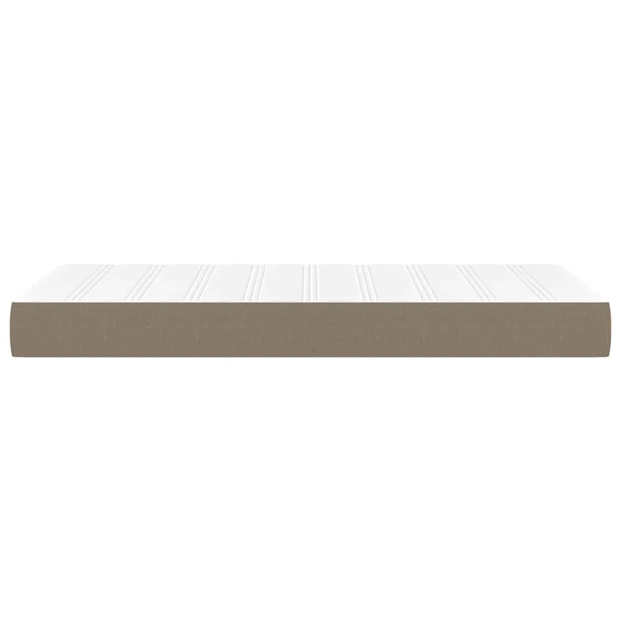Matelas à ressorts ensachés pour enfants fermeté moyenne taupe 80x160 cm tissu - 4