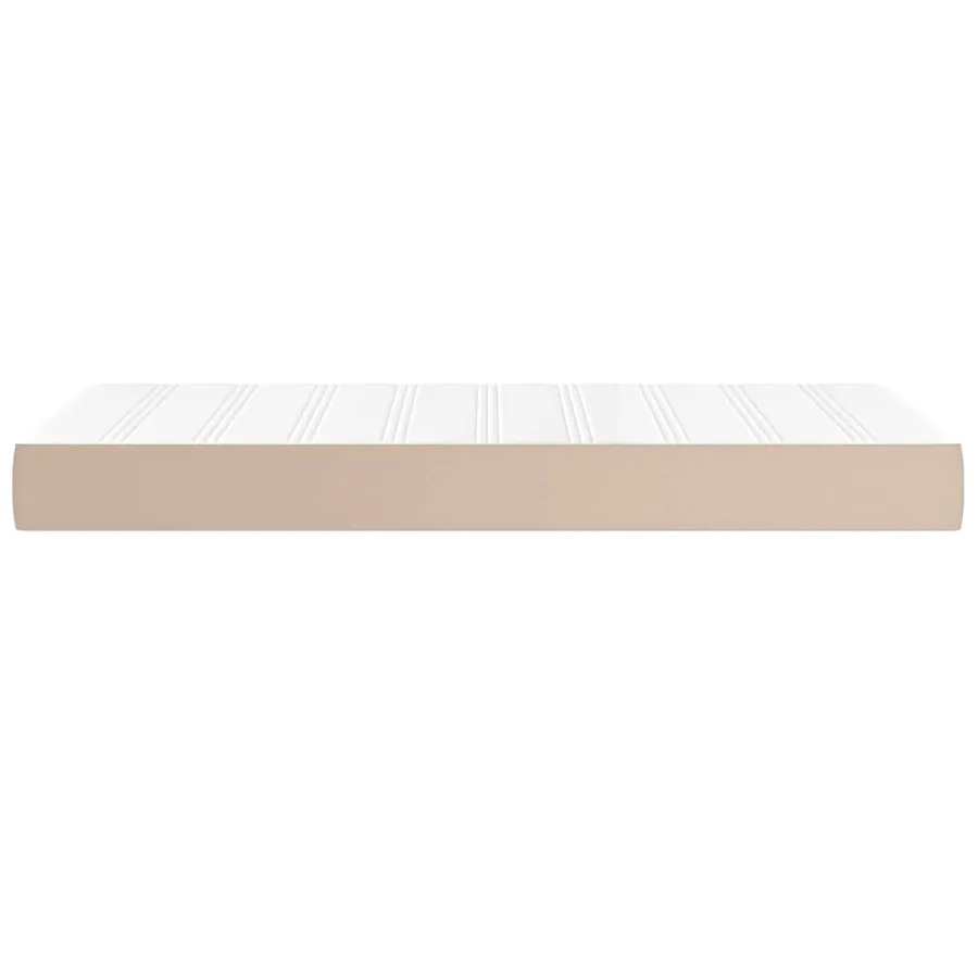 Matelas à ressorts ensachés pour enfants fermeté moyenne 80x160 cm similicuir - 4