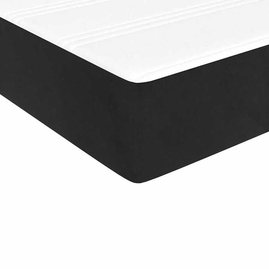 Matelas à ressorts ensachés 100 x 210 cm Noir - 5