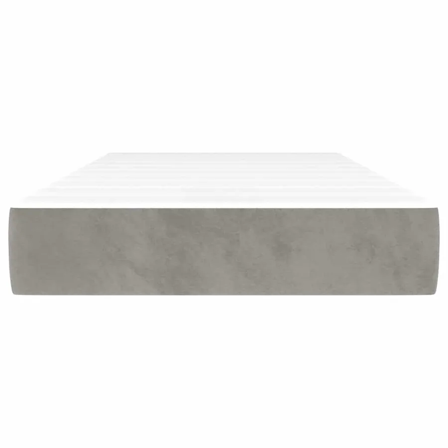 Matelas à ressorts ensachés 80 x 210 cm Gris clair - 3