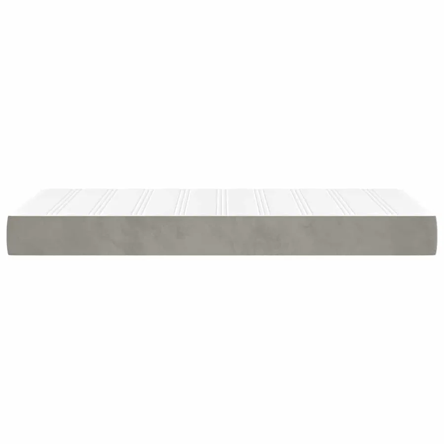 Matelas à ressorts ensachés 80 x 210 cm Gris clair - 4