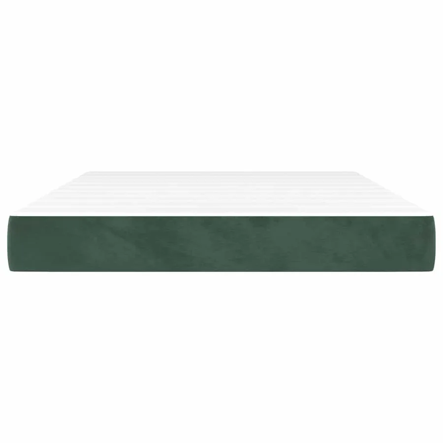 Matelas à ressorts ensachés 120 x 210 cm Vert foncé - 3