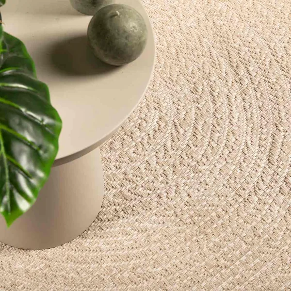 Tapis ZIZUR beige 80x150 cm aspect de jute intérieur extérieur