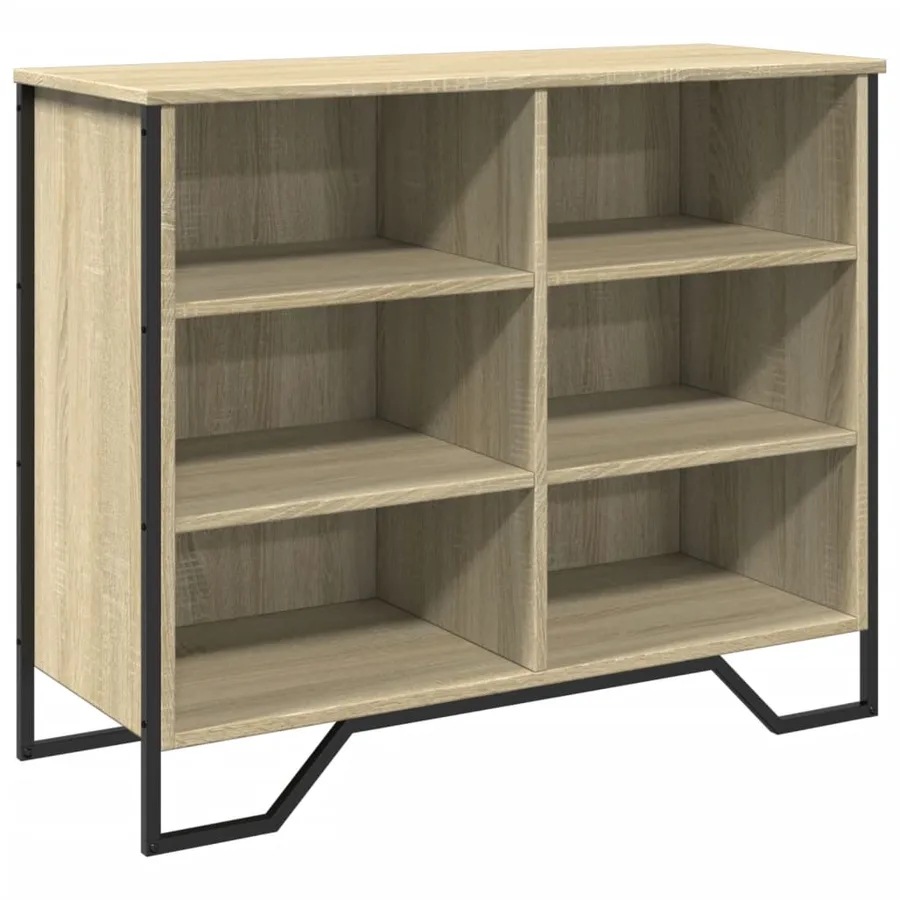 Buffet chêne sonoma 91x35,5x74,5 cm bois d'ingénierie - 2