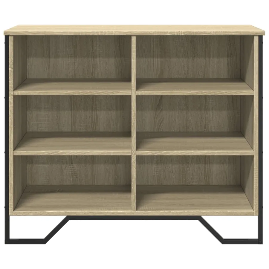 Buffet chêne sonoma 91x35,5x74,5 cm bois d'ingénierie - 4