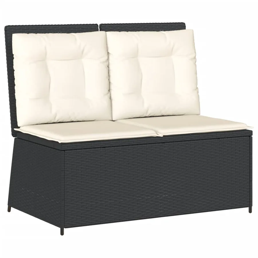 Salon de jardin 7 pcs avec coussins Noir Résine tressée 67 x 67 x 95 cm - 102,0 kg - 5