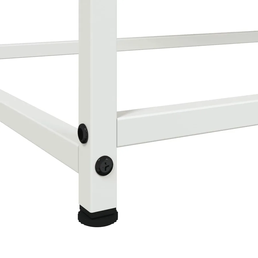 Buffet blanc 100,5x39x107 cm acier - 11