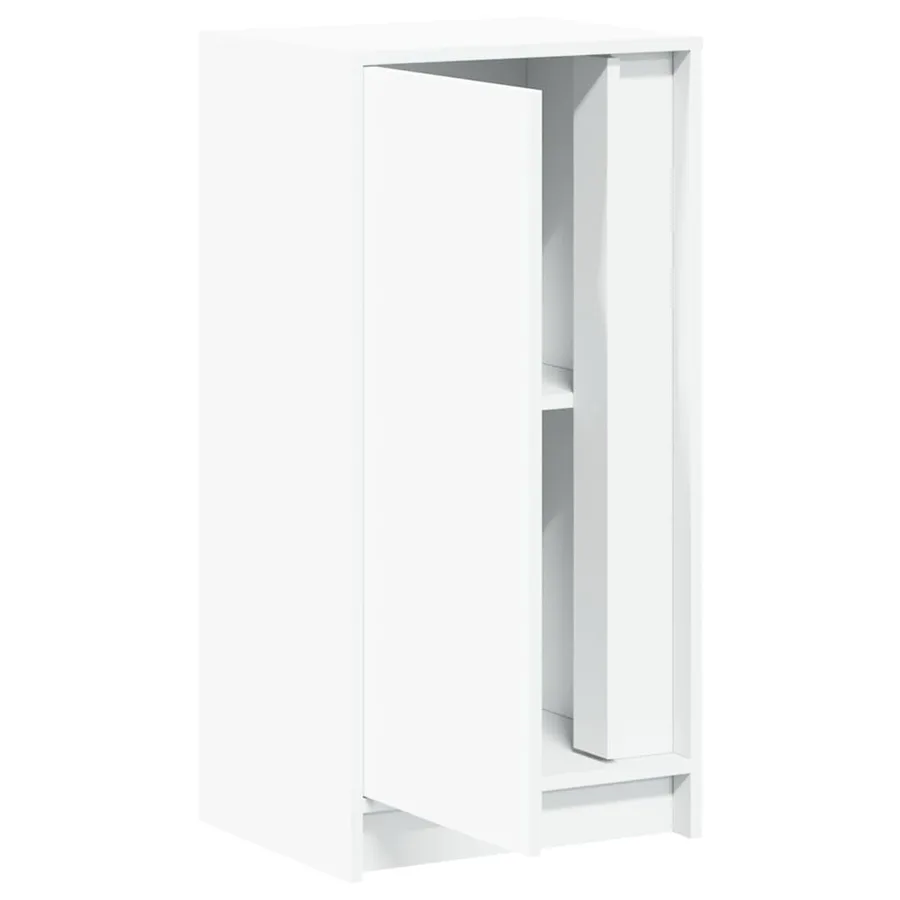 Buffet avec LED blanc 42,5x34x85 cm bois d'ingénierie - 7