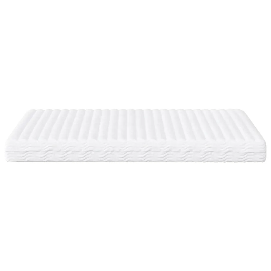 Matelas en mousse blanc 160x220 cm dureté H2 H3 - 4