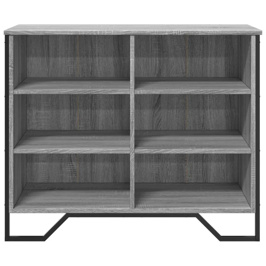 Buffet sonoma gris 91x35,5x74,5 cm bois d'ingénierie - 4