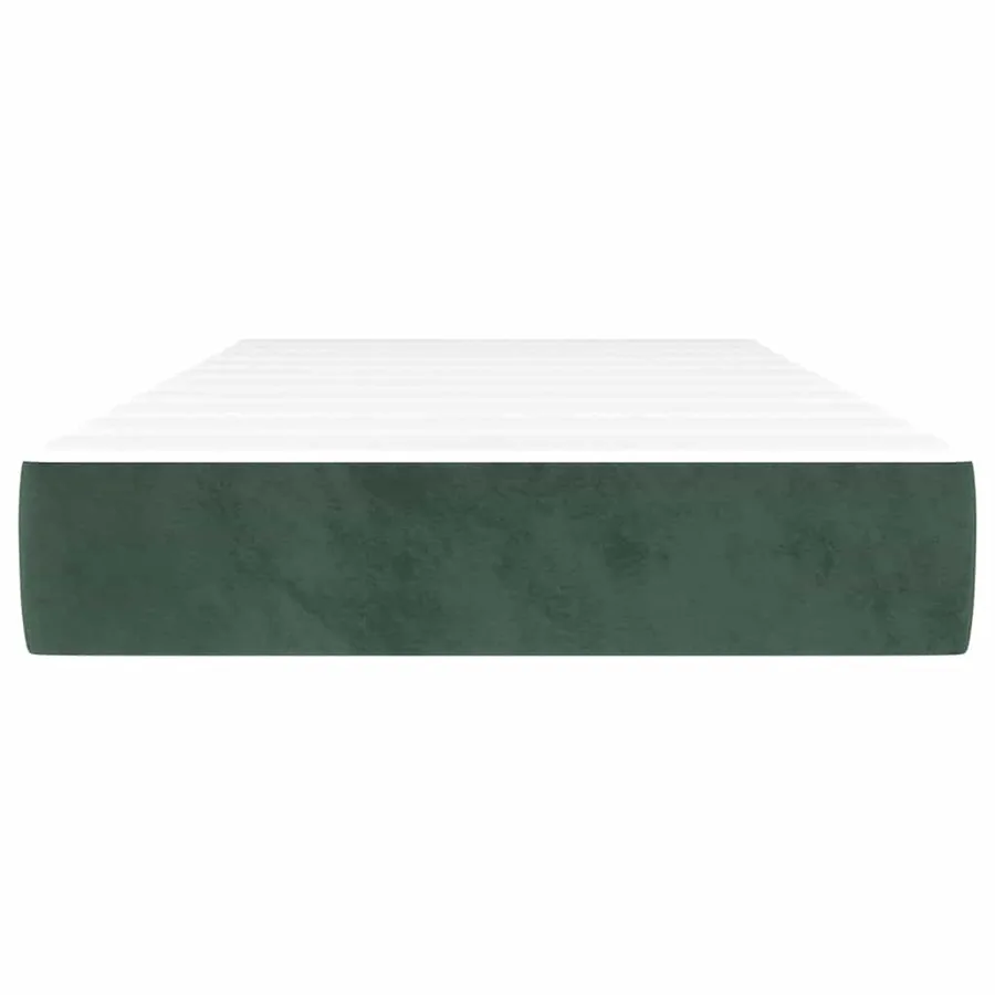 Matelas à ressorts ensachés 90 x 220 cm Vert foncé - 3