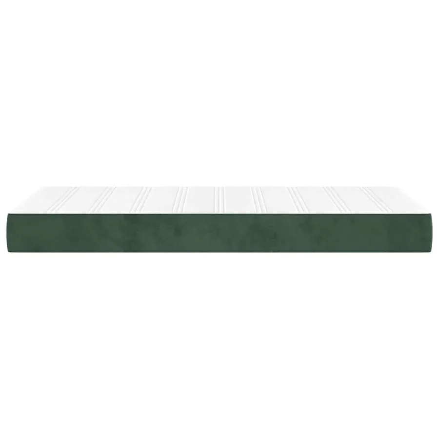 Matelas à ressorts ensachés 90 x 220 cm Vert foncé - 4