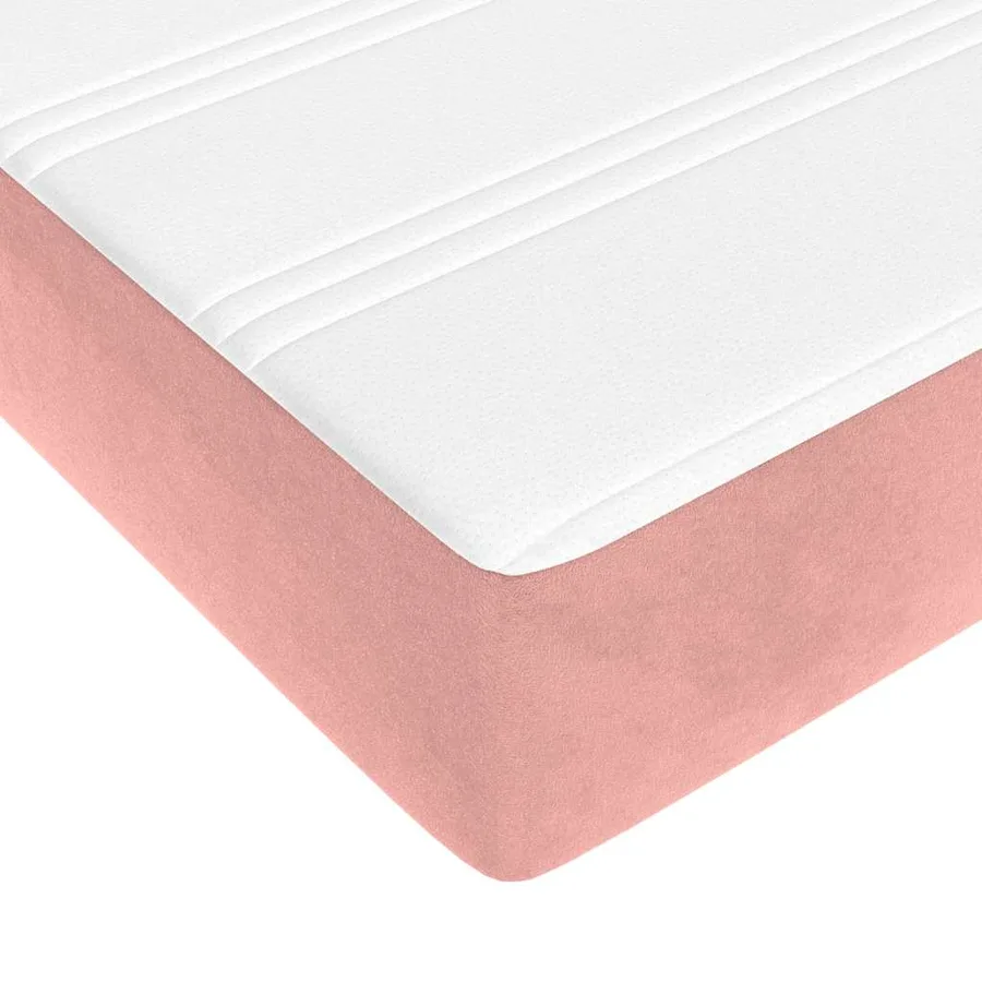 Matelas à ressorts ensachés 140 x 210 cm Rose - 5