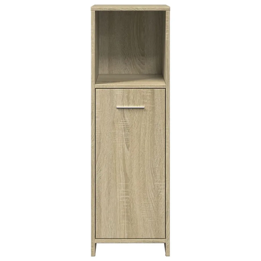 Ensemble de meubles de salle de bain 4 pcs chêne sonoma - 11