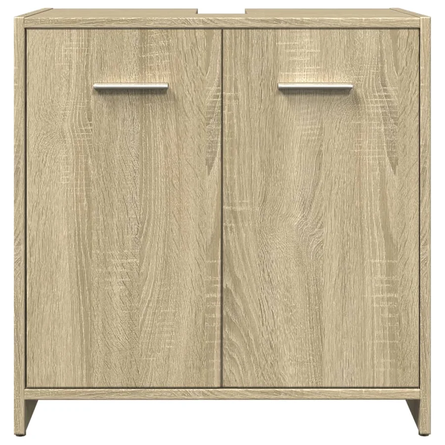Ensemble de meubles de salle de bain 4 pcs chêne sonoma - 9