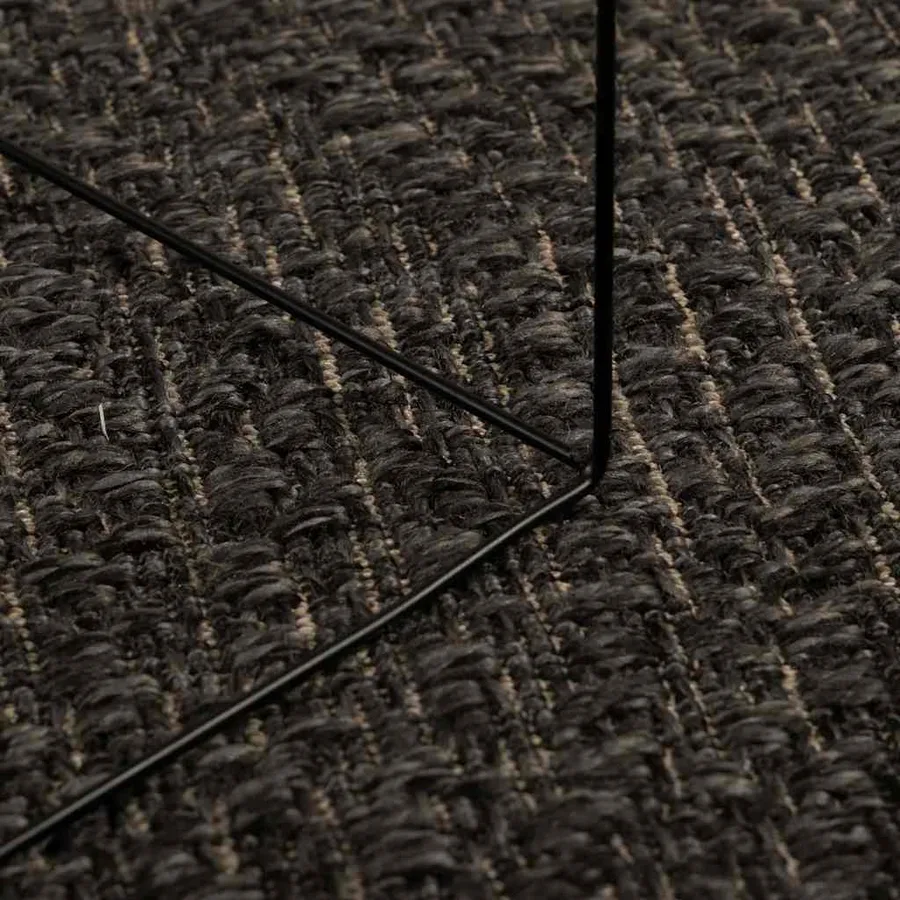 Tapis ZIZUR 80x250 cm aspect de jute intérieur extérieur - 4