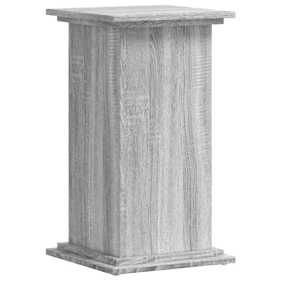 Support pour plantes sonoma gris 33x33x60 cm bois d'ingénierie - 4
