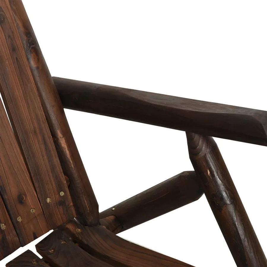 Ensemble de salon de jardin 3 pcs bois massif d'épicéa - 3