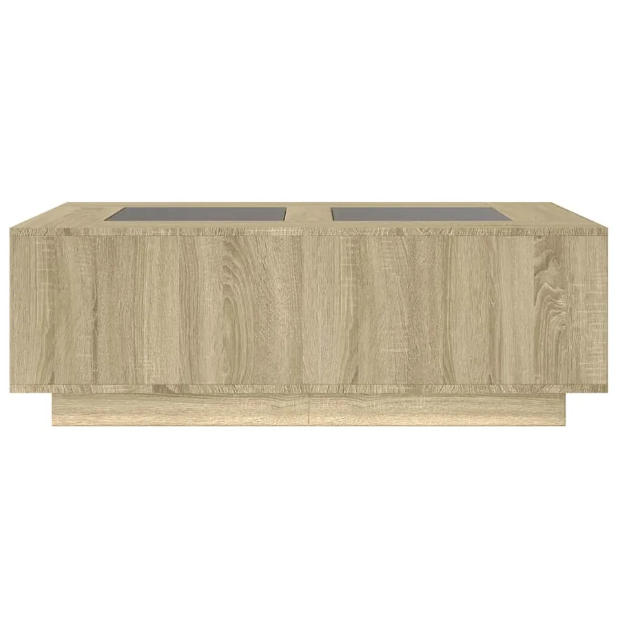 Table basse avec LED infini chêne sonoma 116x69x40 cm - 6