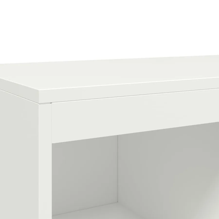 Buffet haut blanc 68x39x111,5 cm acier - 10