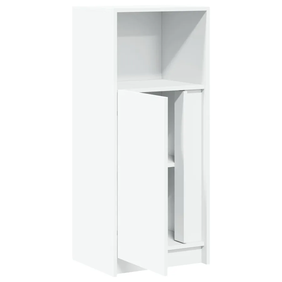 Buffet avec LED blanc 42,5x34x100 cm bois d'ingénierie - 7
