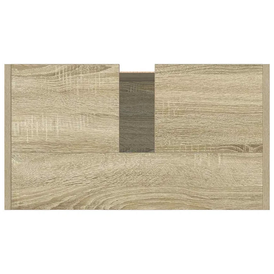 Armoire de bain chêne sonoma 58x33x60 cm bois d'ingénierie - 7